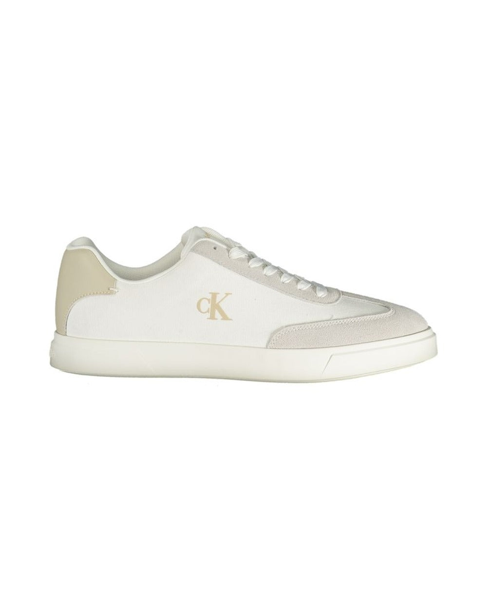 Calvin Klein White Polyurethane Men Sneaker