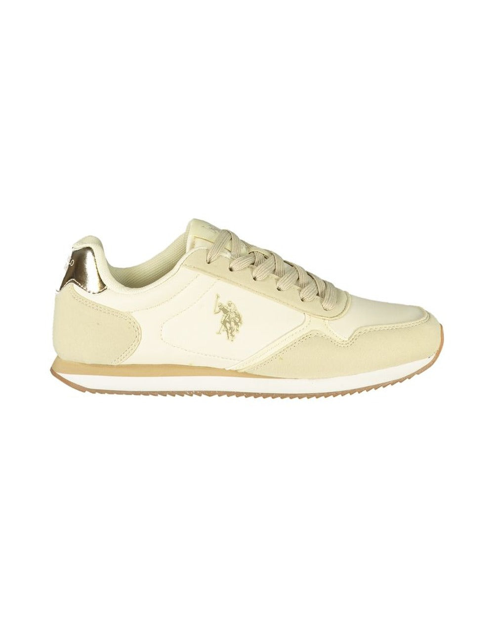 U.S. POLO ASSN. Beige Polyurethane Women's Sneaker