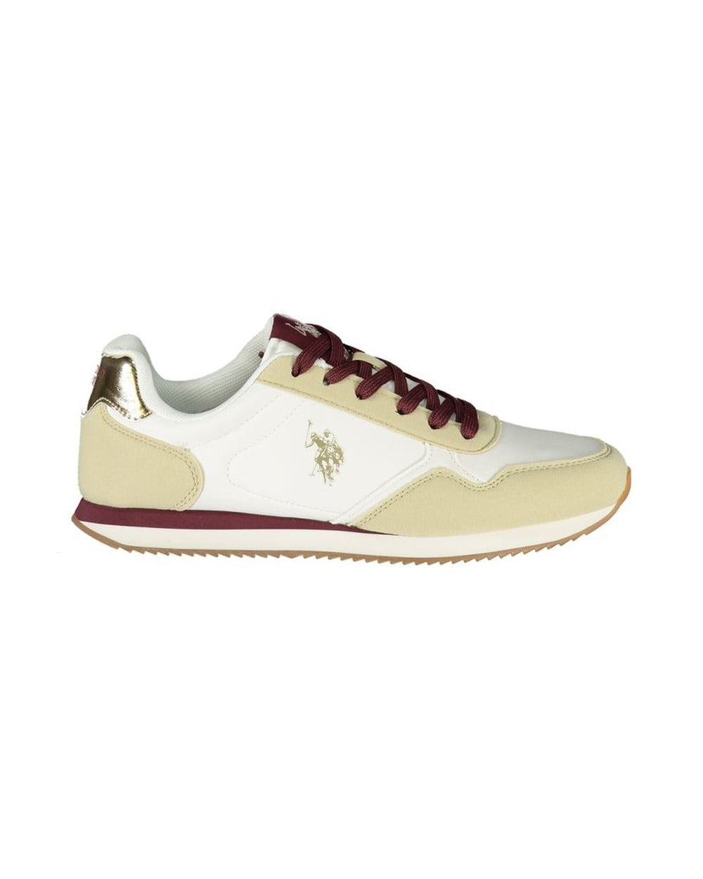 U.S. POLO ASSN. White Polyurethane Women's Sneaker