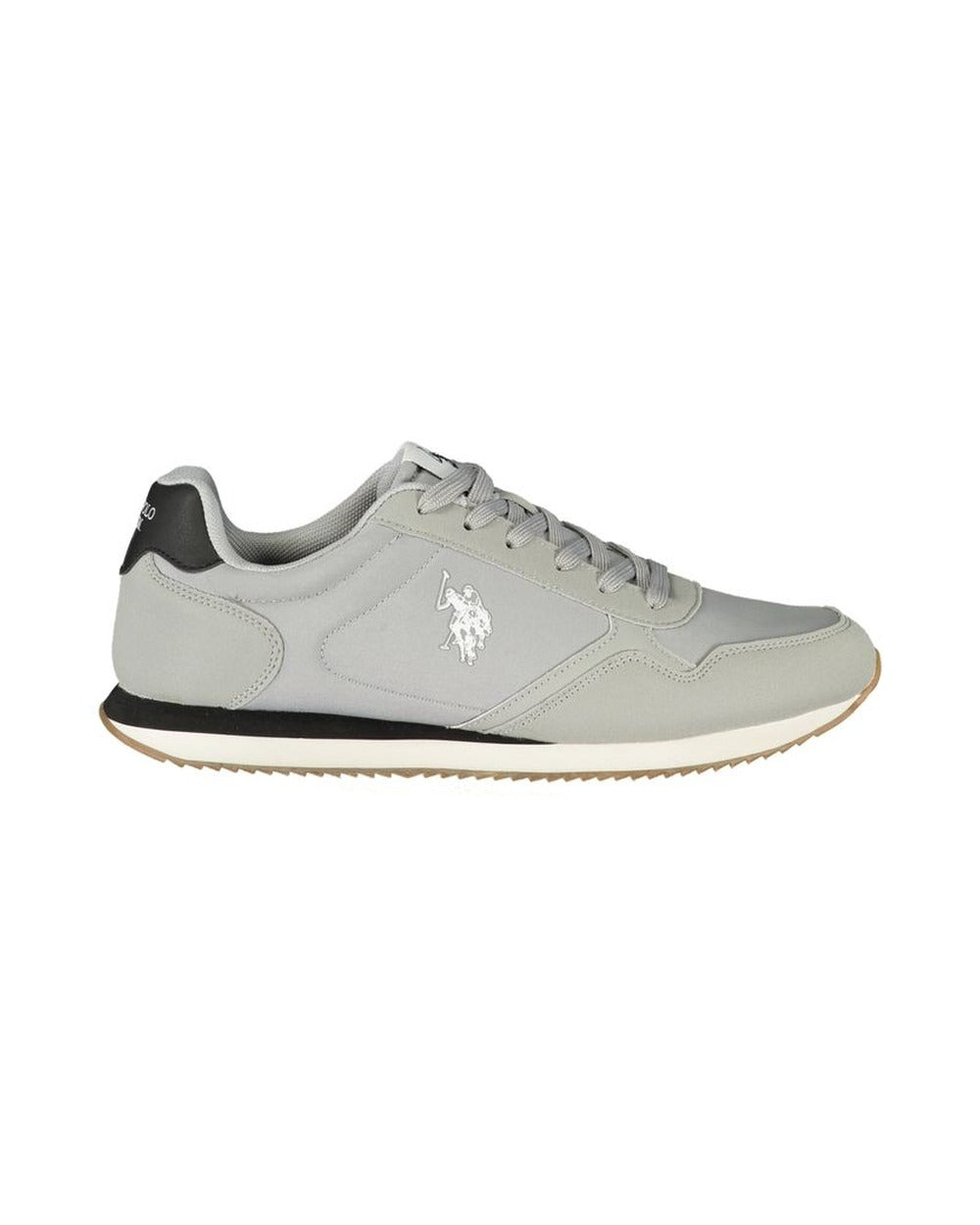 U.S. POLO ASSN. Gray Polyurethane Men's Sneaker