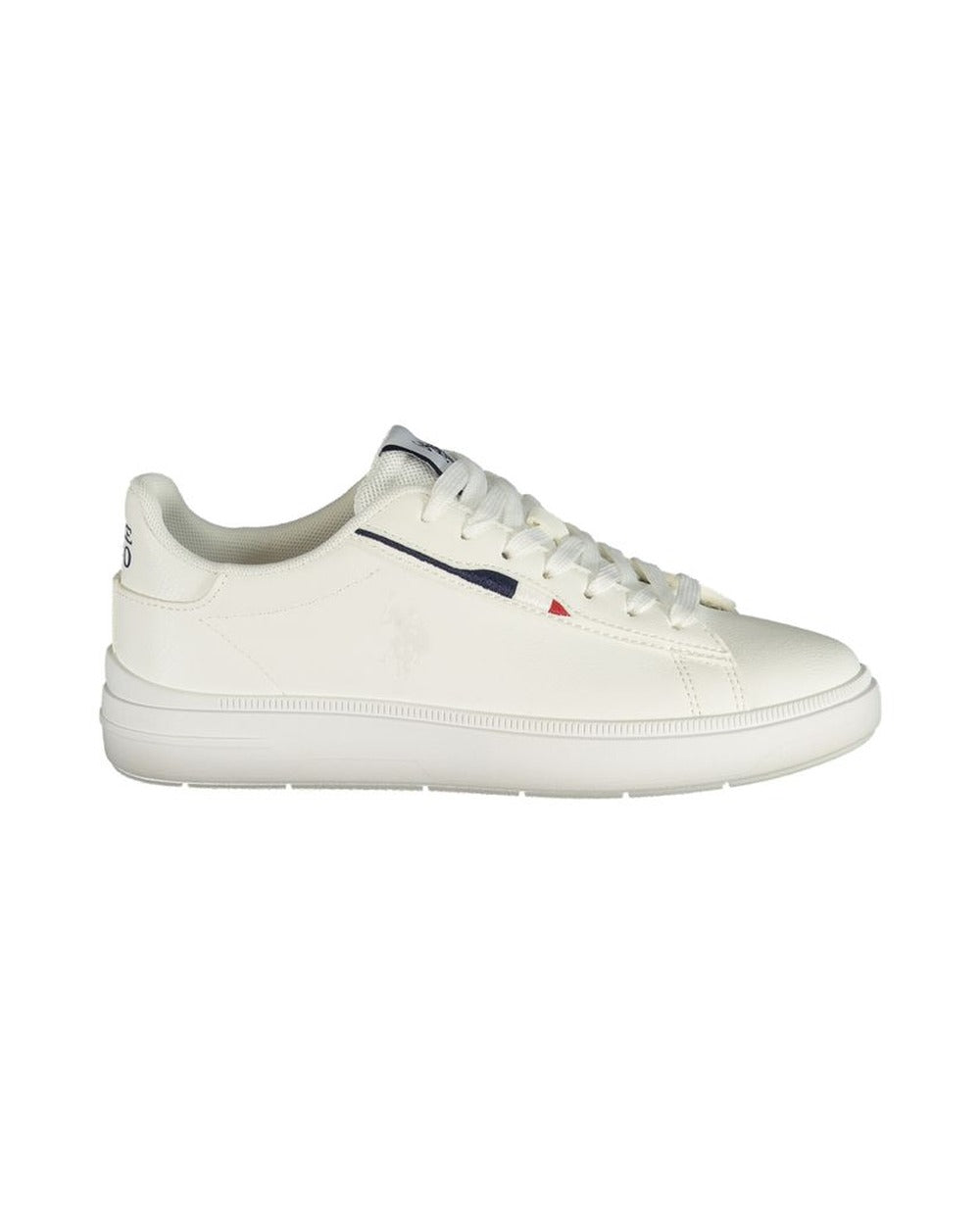 U.S. POLO ASSN. White Polyester Women's Sneaker