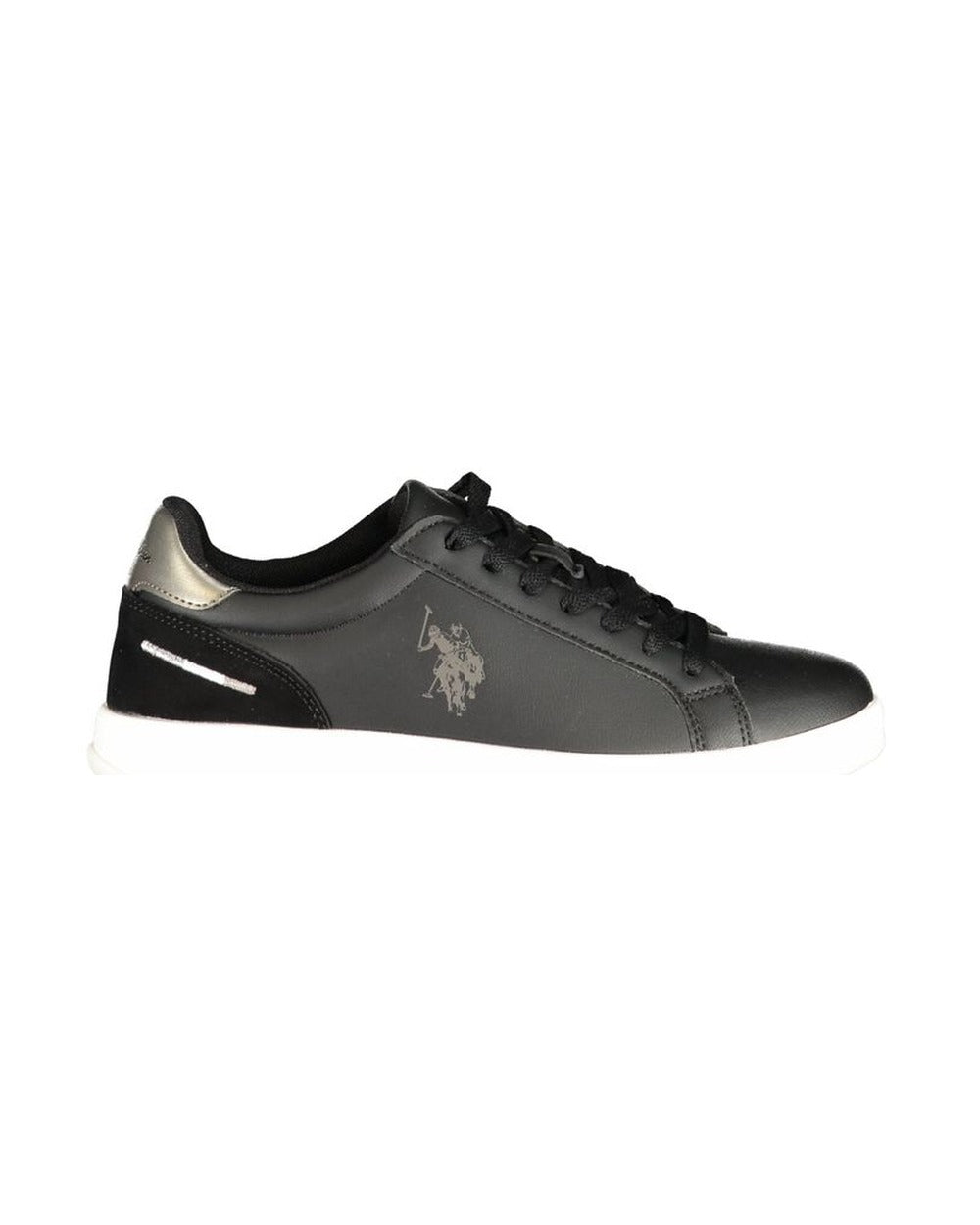 U.S. POLO ASSN. Black Polyurethane Women's Sneaker