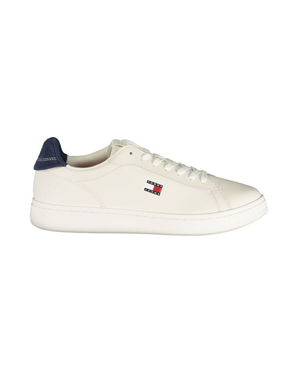 Tommy Hilfiger White Polyurethane Men's Sneaker