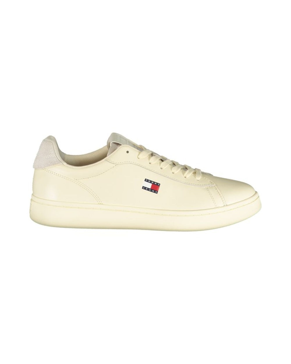 Tommy Hilfiger White Polyurethane Men's Sneaker