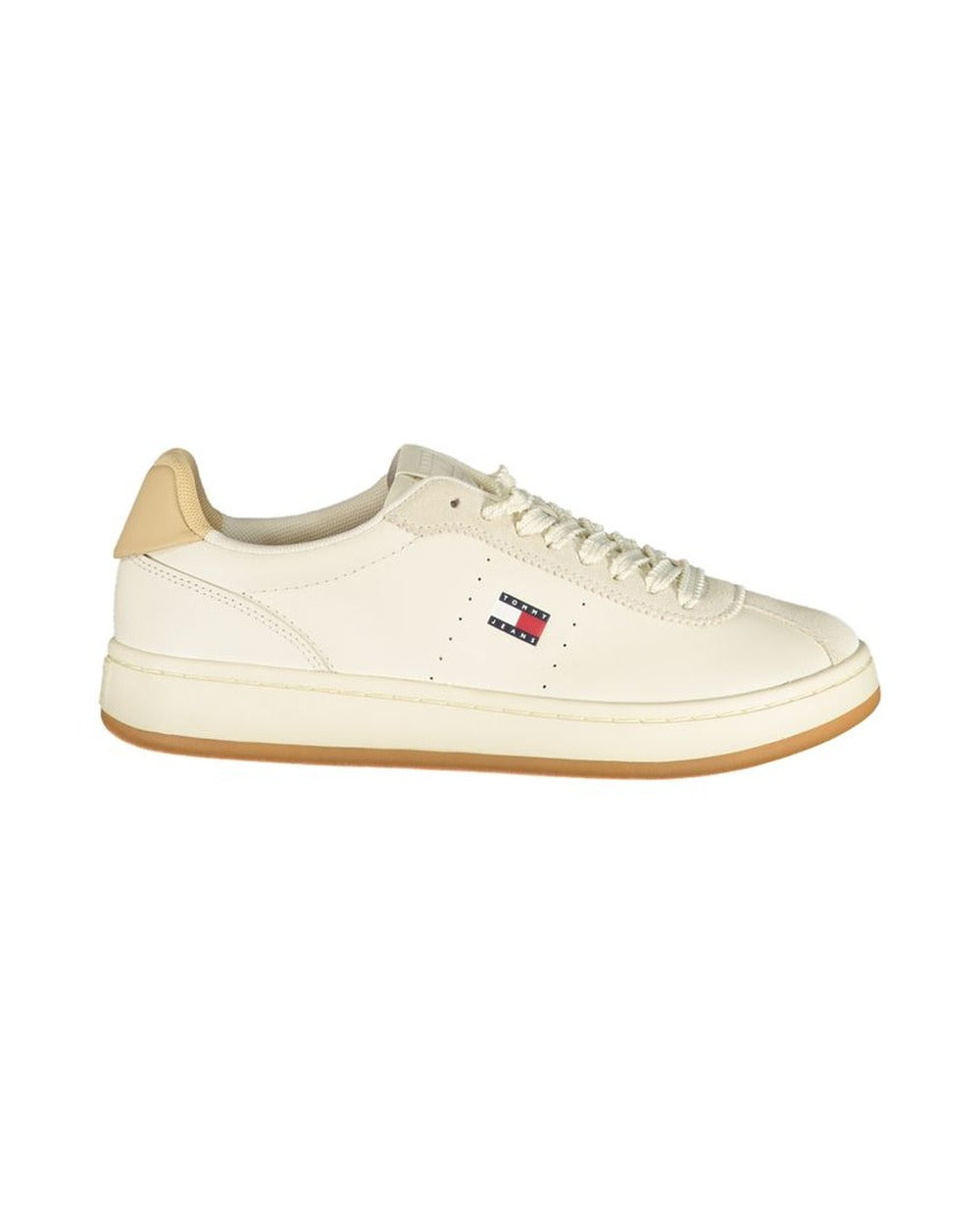 Tommy Hilfiger Beige Polyurethane Womens Sneaker