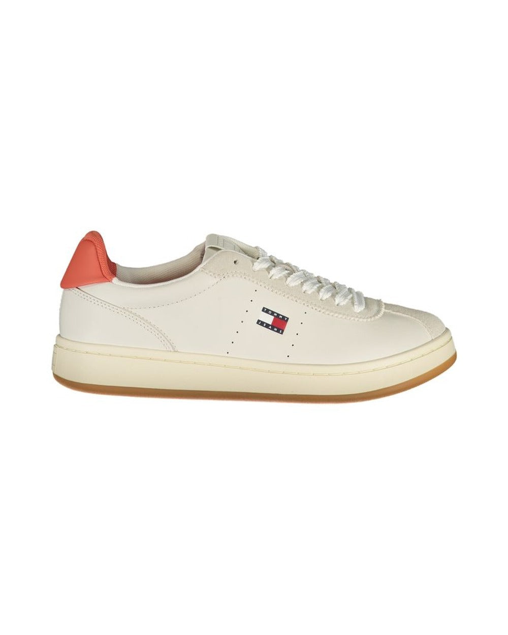 Tommy Hilfiger Beige Polyurethane Women's Sneaker