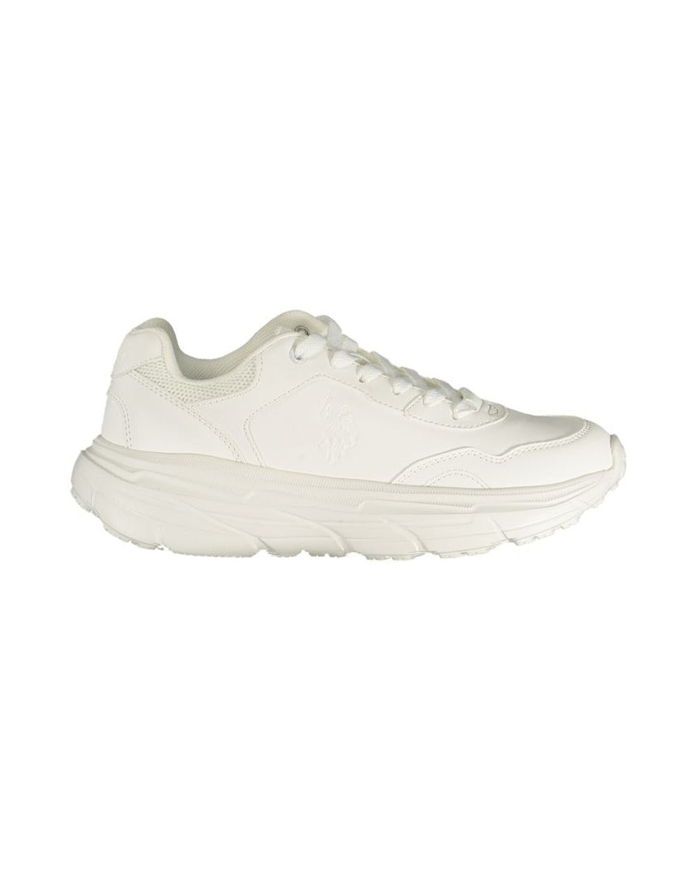 U.S. POLO ASSN. White Polyurethane Women's Sneaker