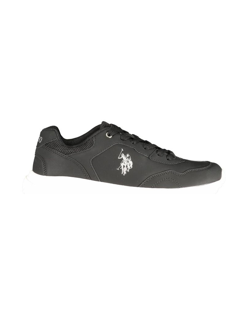 U.S. POLO ASSN. Black Polyurethane Women's Sneaker