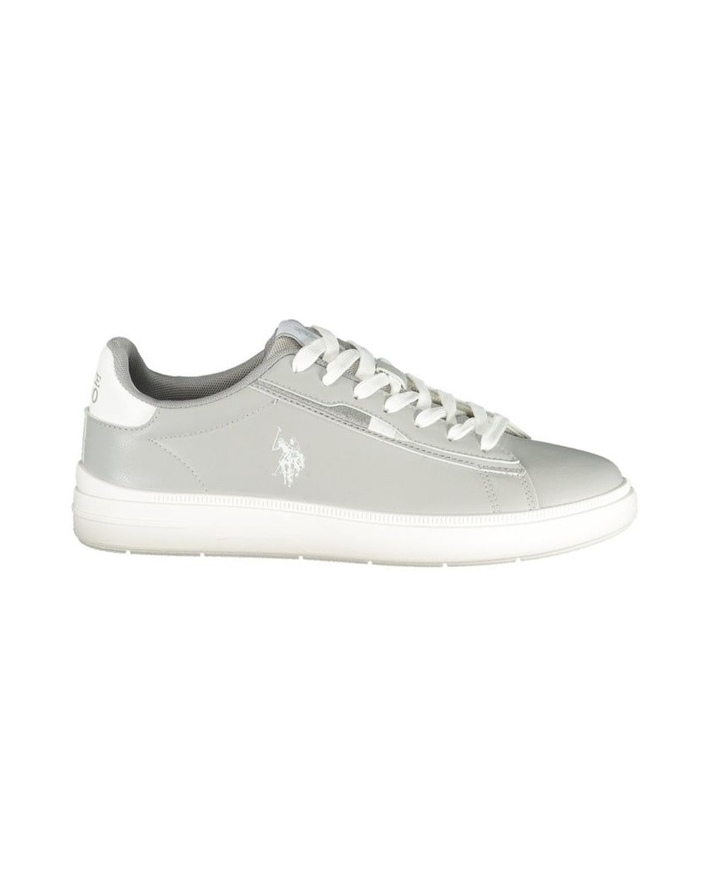 U.S. POLO ASSN. Gray Polyester Men's Sneaker