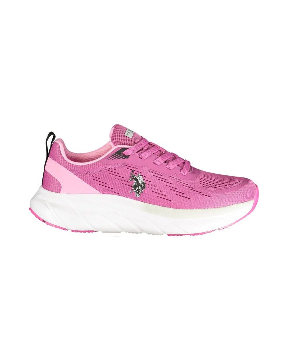U.S. POLO ASSN. Pink Polyurethane Women Sneaker