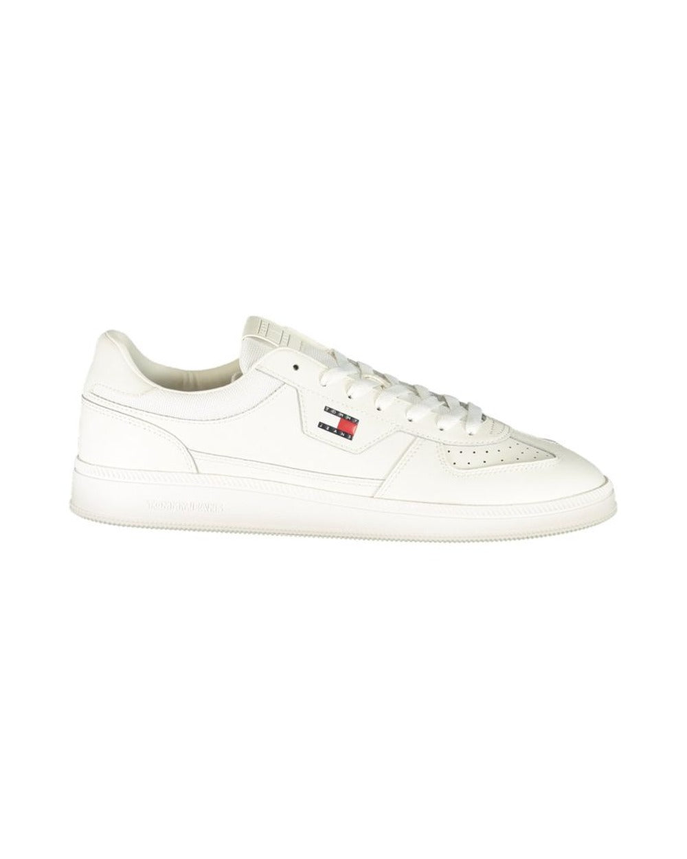 Tommy Hilfiger White Polyurethane Men's Sneaker