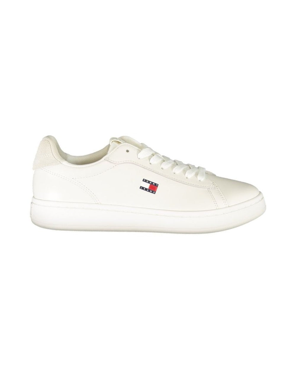 Tommy Hilfiger Bianco Polyurethane Women's Sneaker