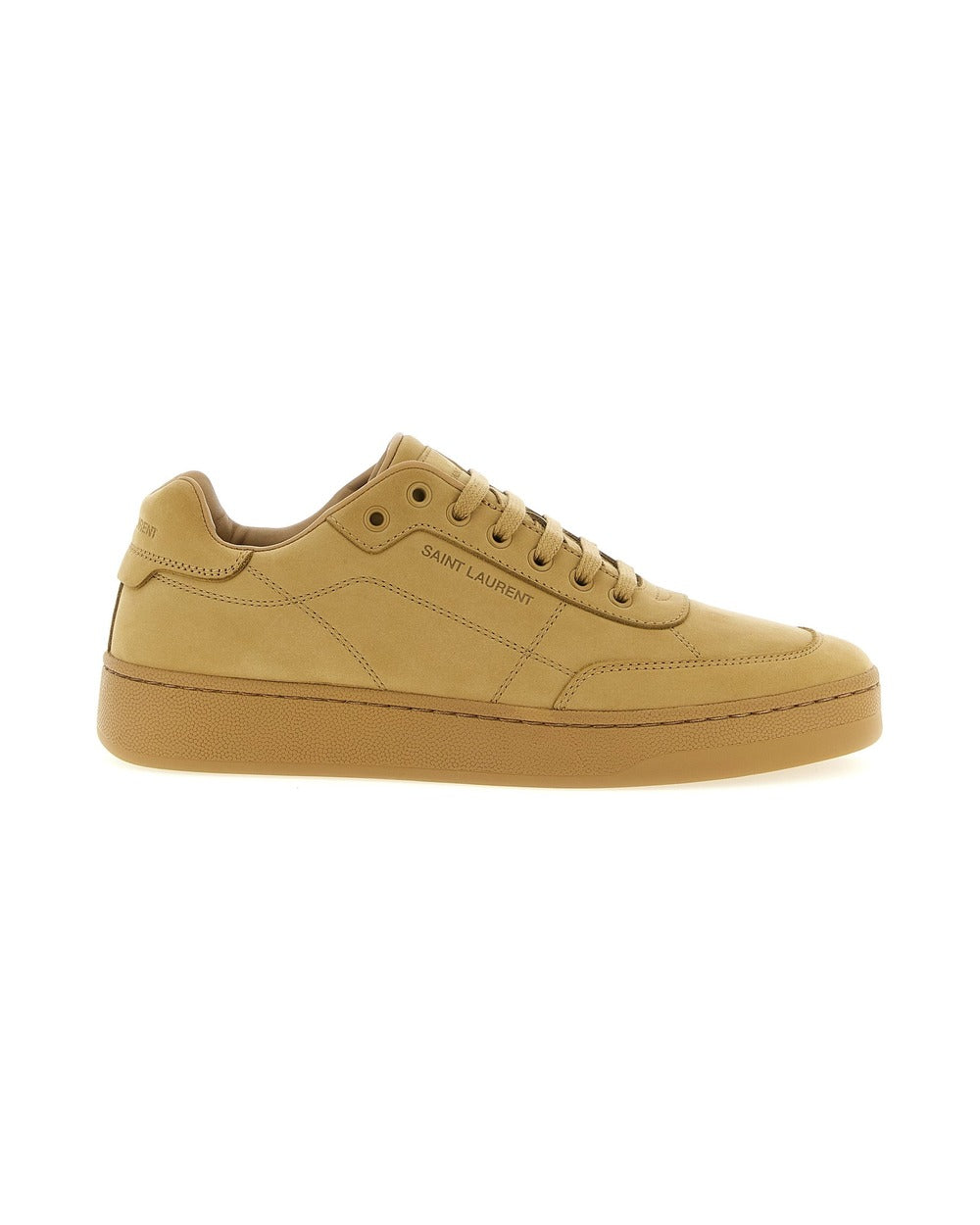 Saint Laurent Beige Calfskin Sneakers