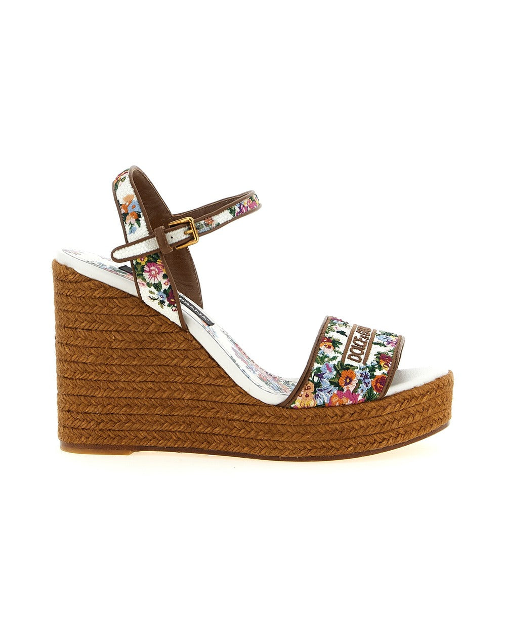 Dolce & Gabbana Multicolor Polyamide Wedge Sandals