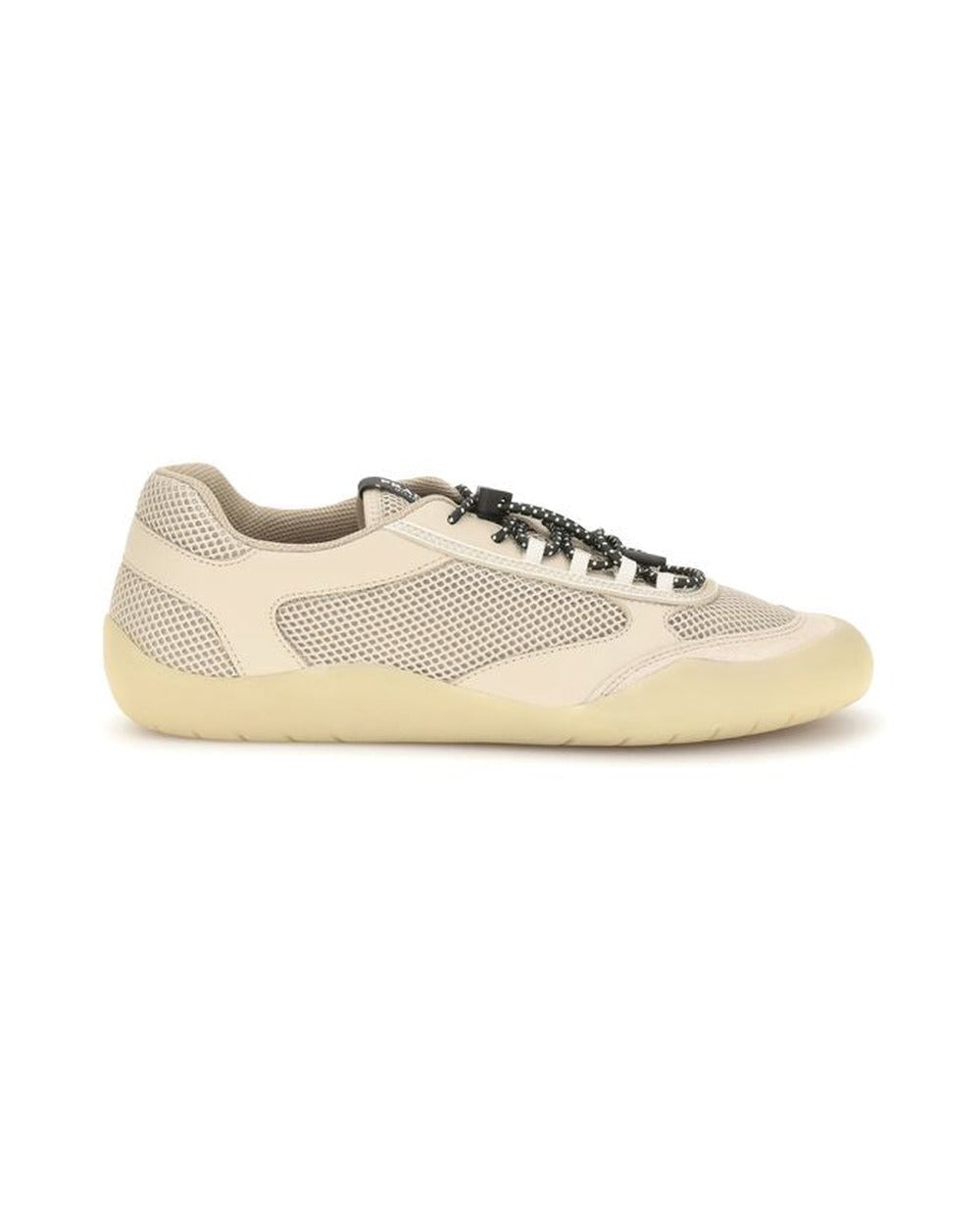 Prada Beige Polyester Athletic Sneakers