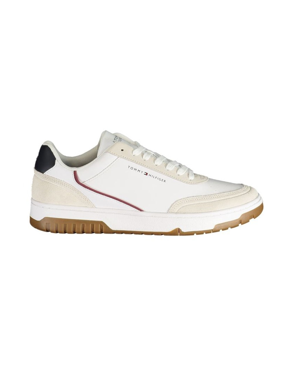 Tommy Hilfiger White Polyurethane Men's Sneaker