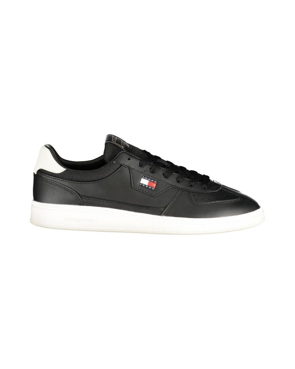 Tommy Hilfiger Black Polyurethane Men's Sneaker