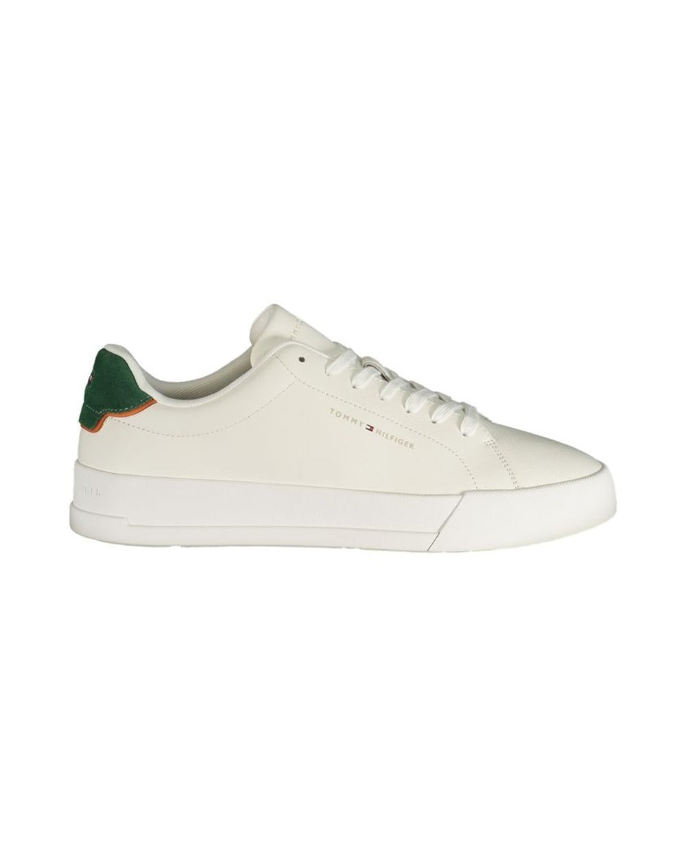 Tommy Hilfiger White Polyurethane Men's Sneaker