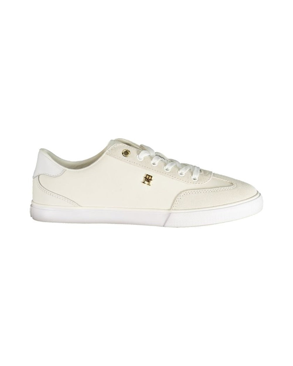 Tommy Hilfiger White Polyurethane Women's Sneaker