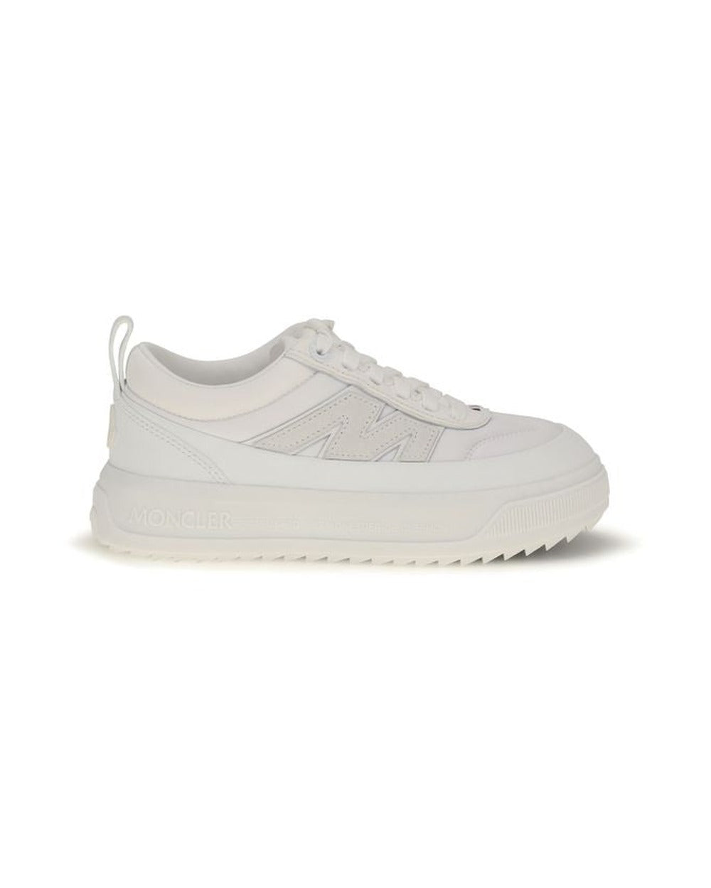 Moncler White Polyamide Athletic Sneakers