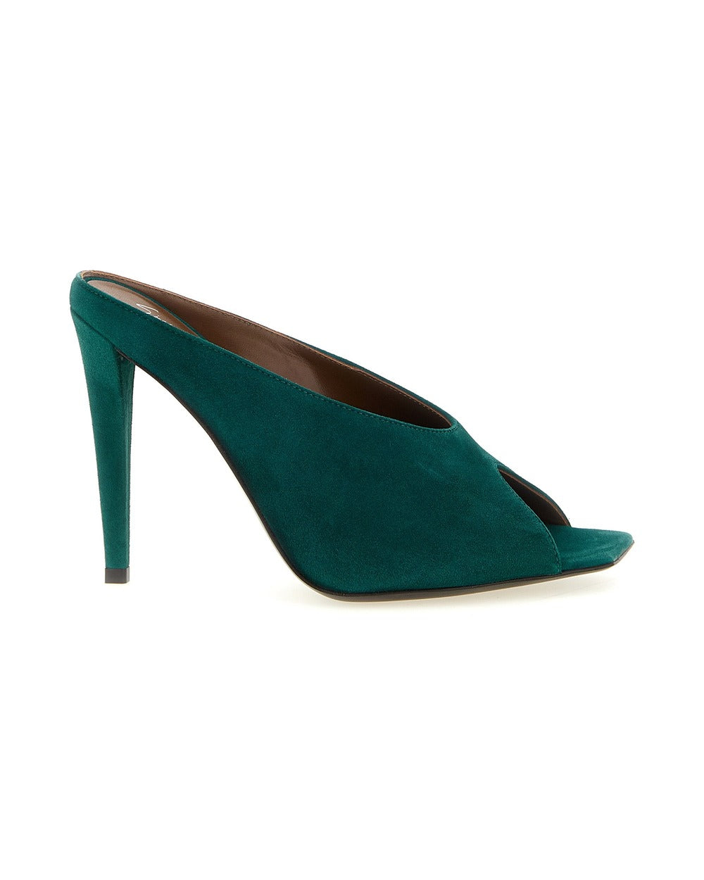 Giuseppe Zanotti Bicolor Suede Leather Stiletto Heel Sandals