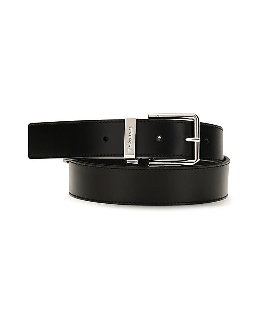 Givenchy Black Calf Leather Bos Taurus Regular Belt
