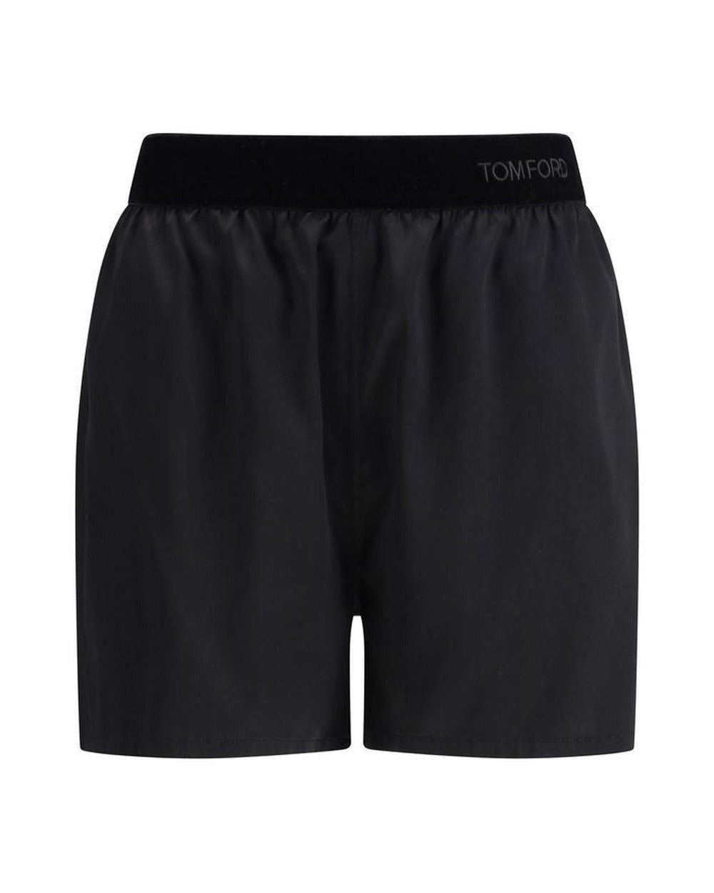 Tom Ford Black Silk Bermuda Shorts