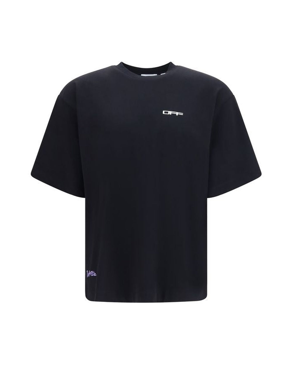 Off-White Black Cotton T-Shirt