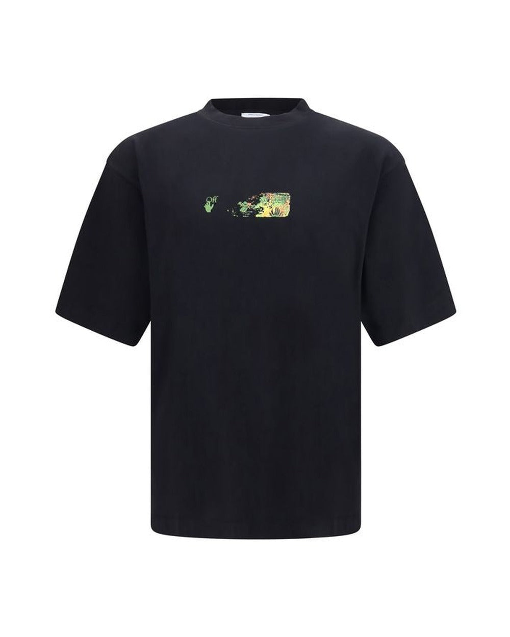 Off-White Black Cotton T-Shirt