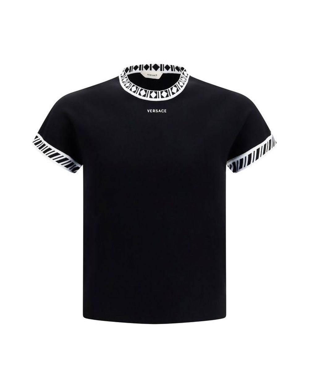 Versace Black Cotton T-Shirt