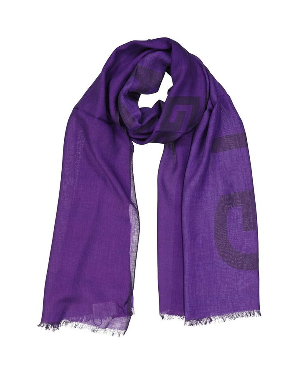 Givenchy Purple Cashmere Foulard