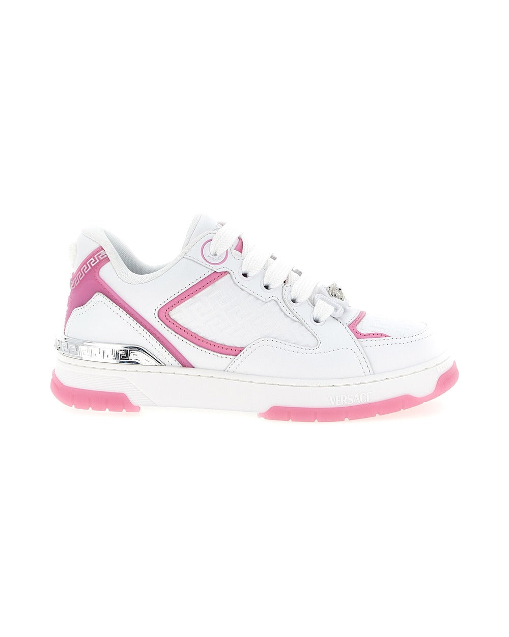 Versace Multicolor Calfskin Athletic Sneakers