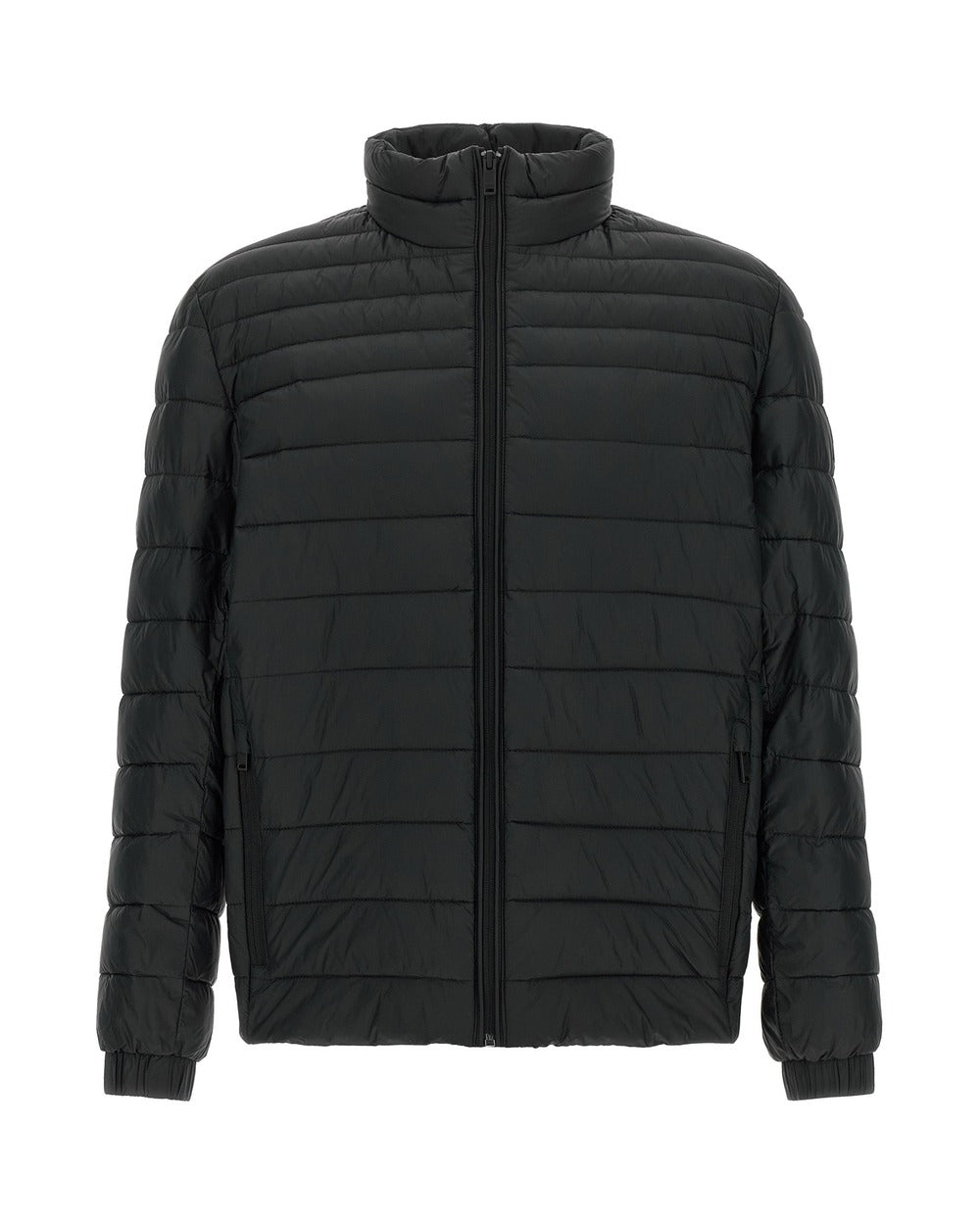 Hugo Boss Black Recycled Polyamide Full-Length Jacket