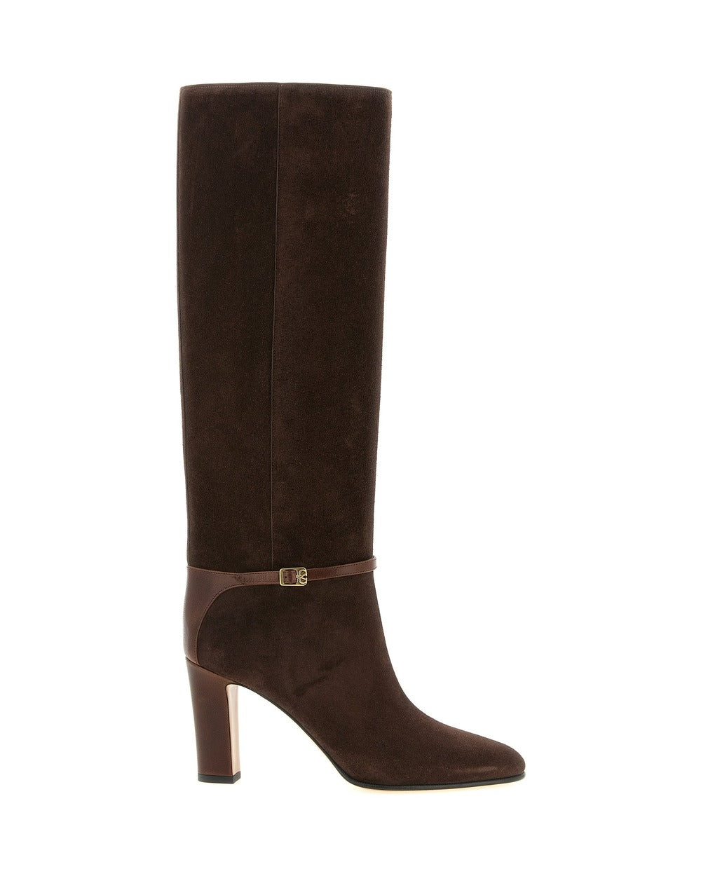 Valentino Garavani Brown Calfskin Over The Knee