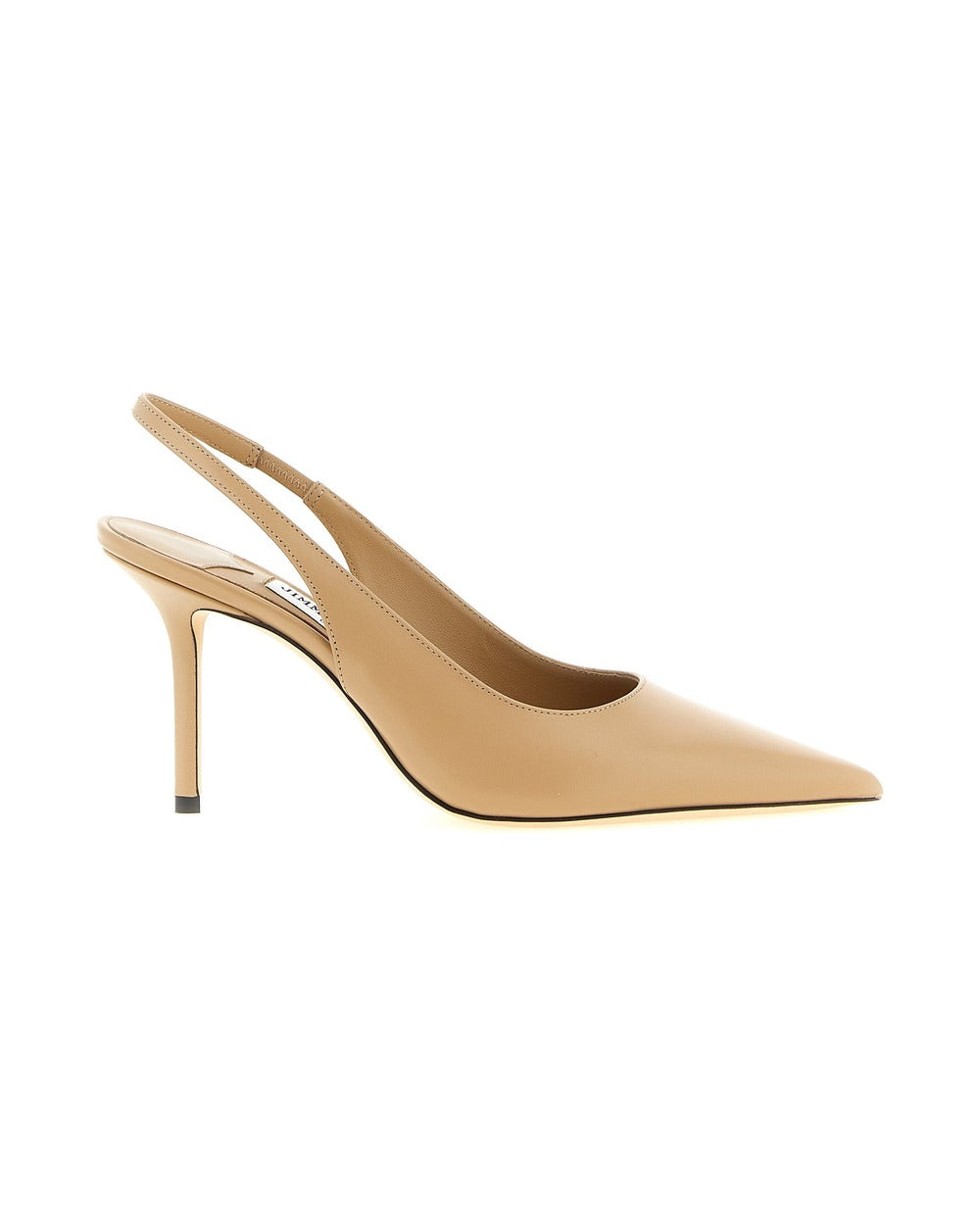 Jimmy Choo Beige Leather High Heel Pumps