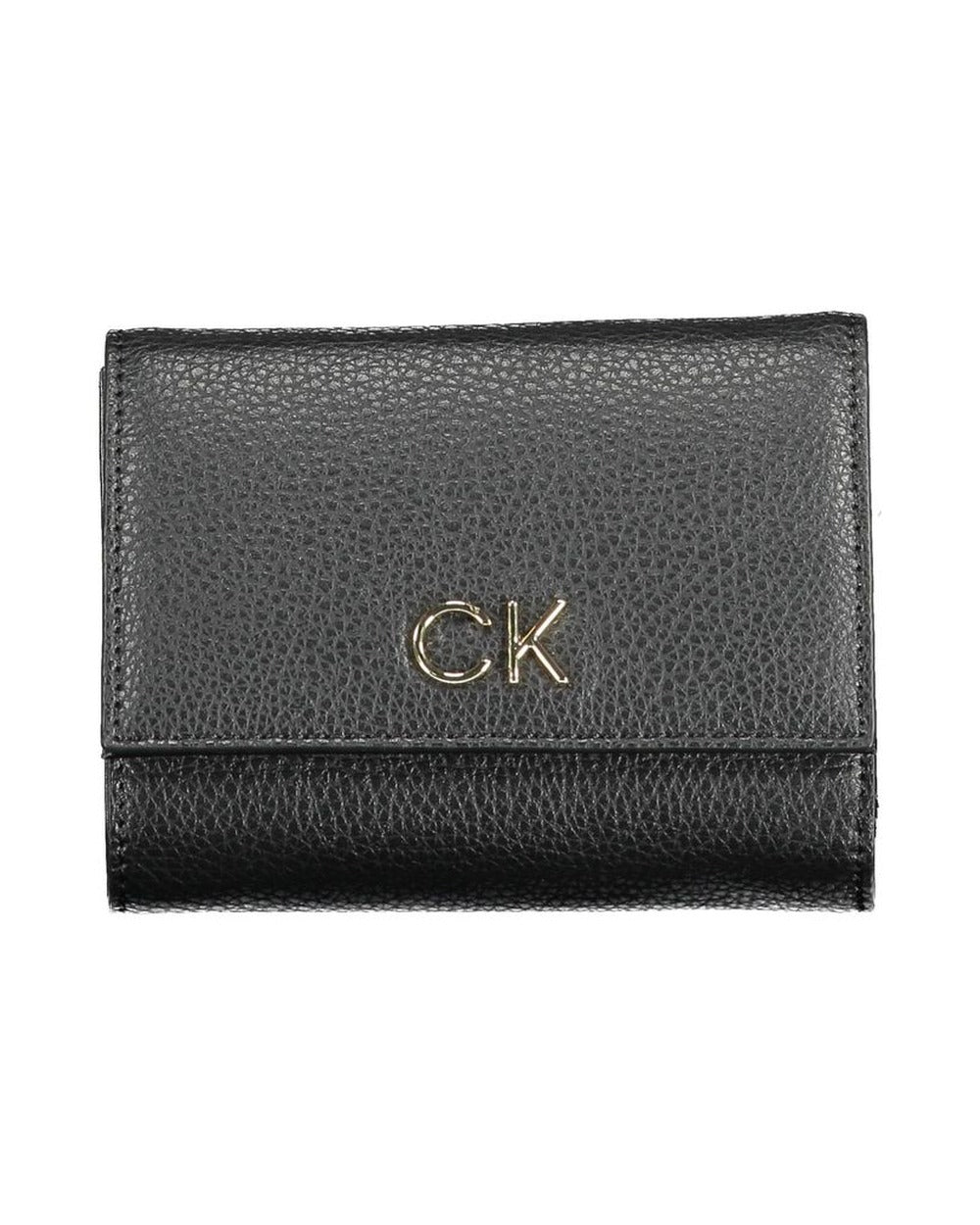 Calvin Klein Black Polyurethane Women Wallet