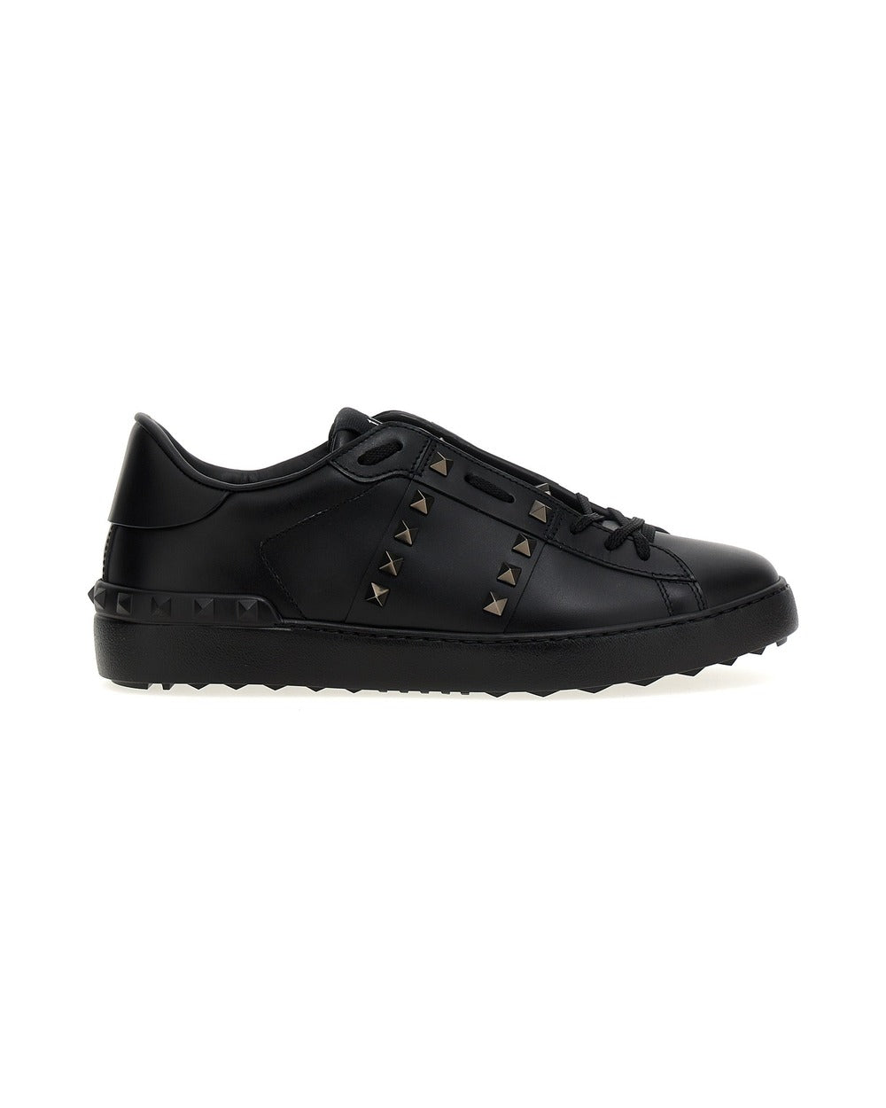 Valentino Garavani Black Calfskin Low Top Sneakers