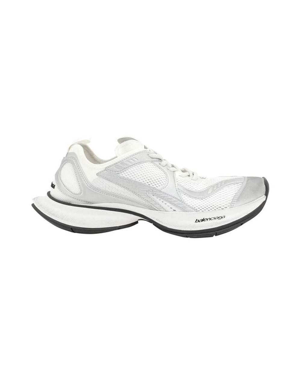 Balenciaga White Polyethylene Athletic Sneakers