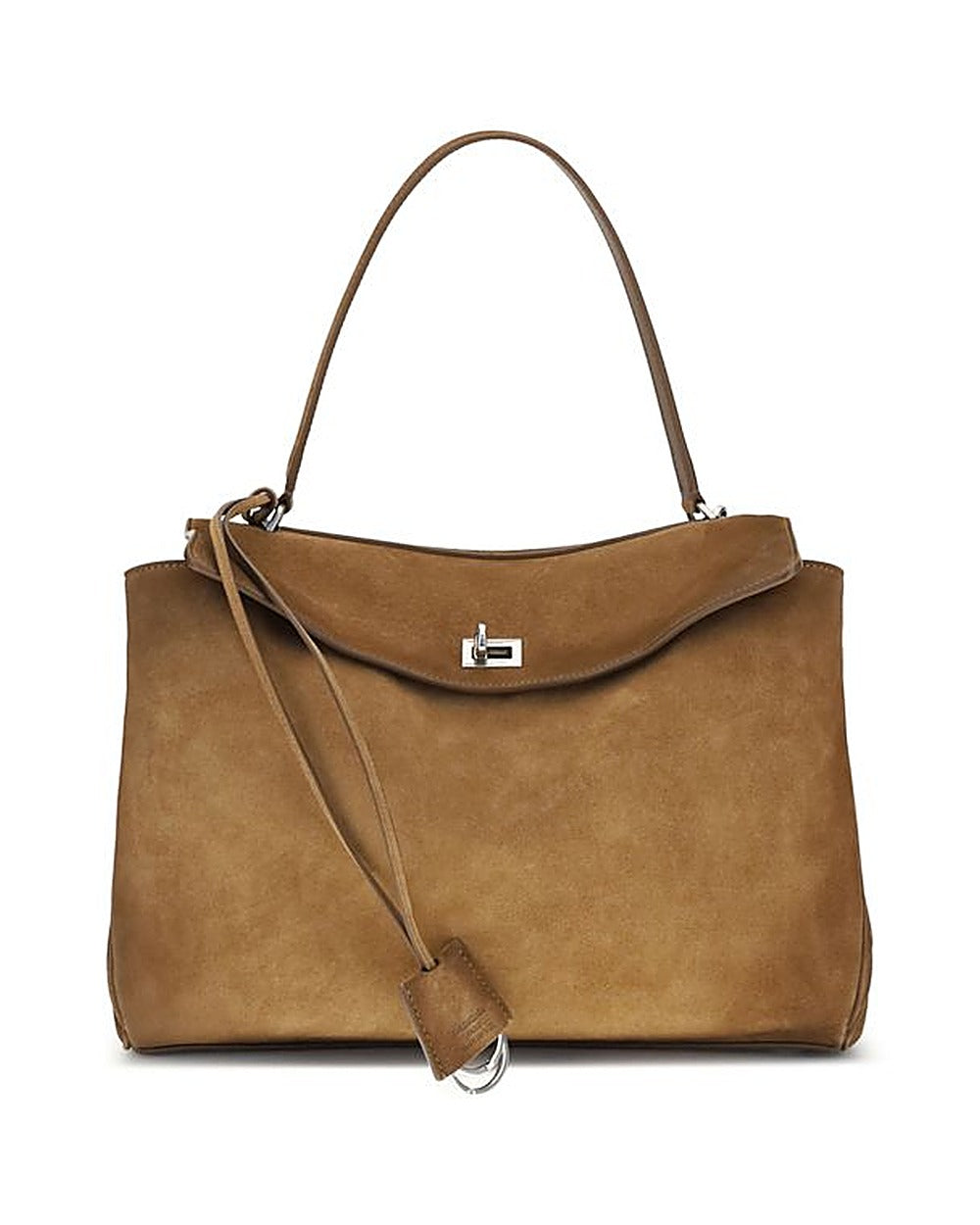Balenciaga Brown Calf Leather Bos Taurus Shoulder Bag