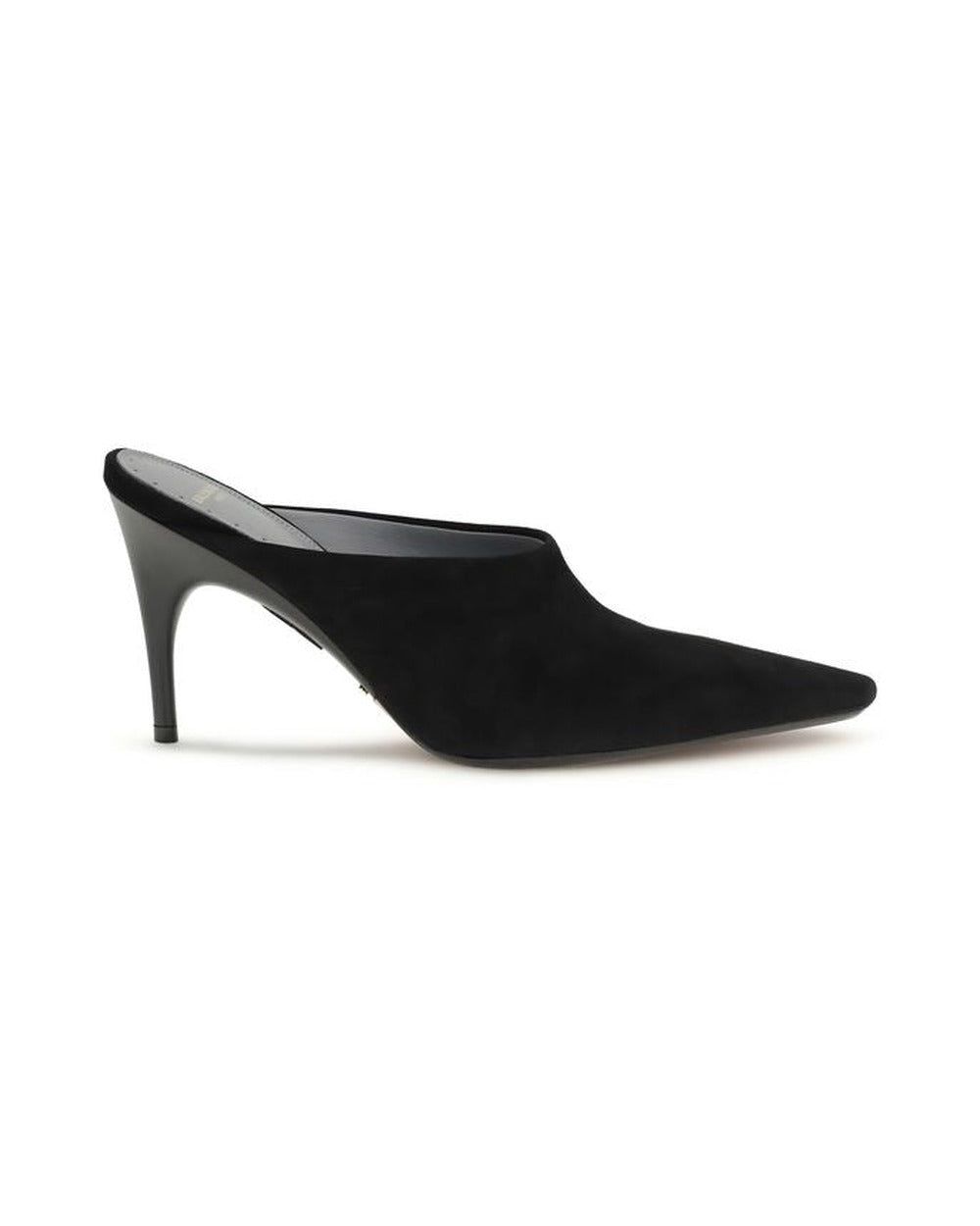Balenciaga Black Suede Leather Mules