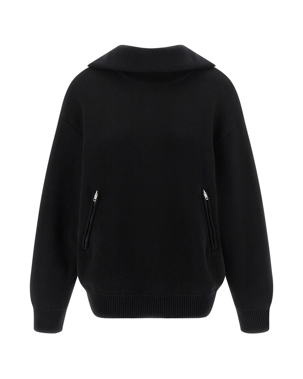 Balenciaga Black Cotton Cardigan
