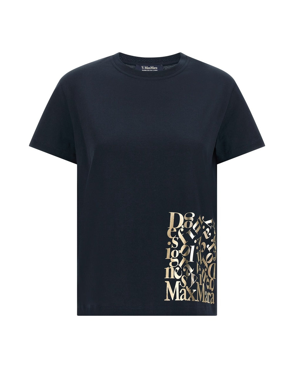 'S Max Mara Blue Cotton T-Shirt