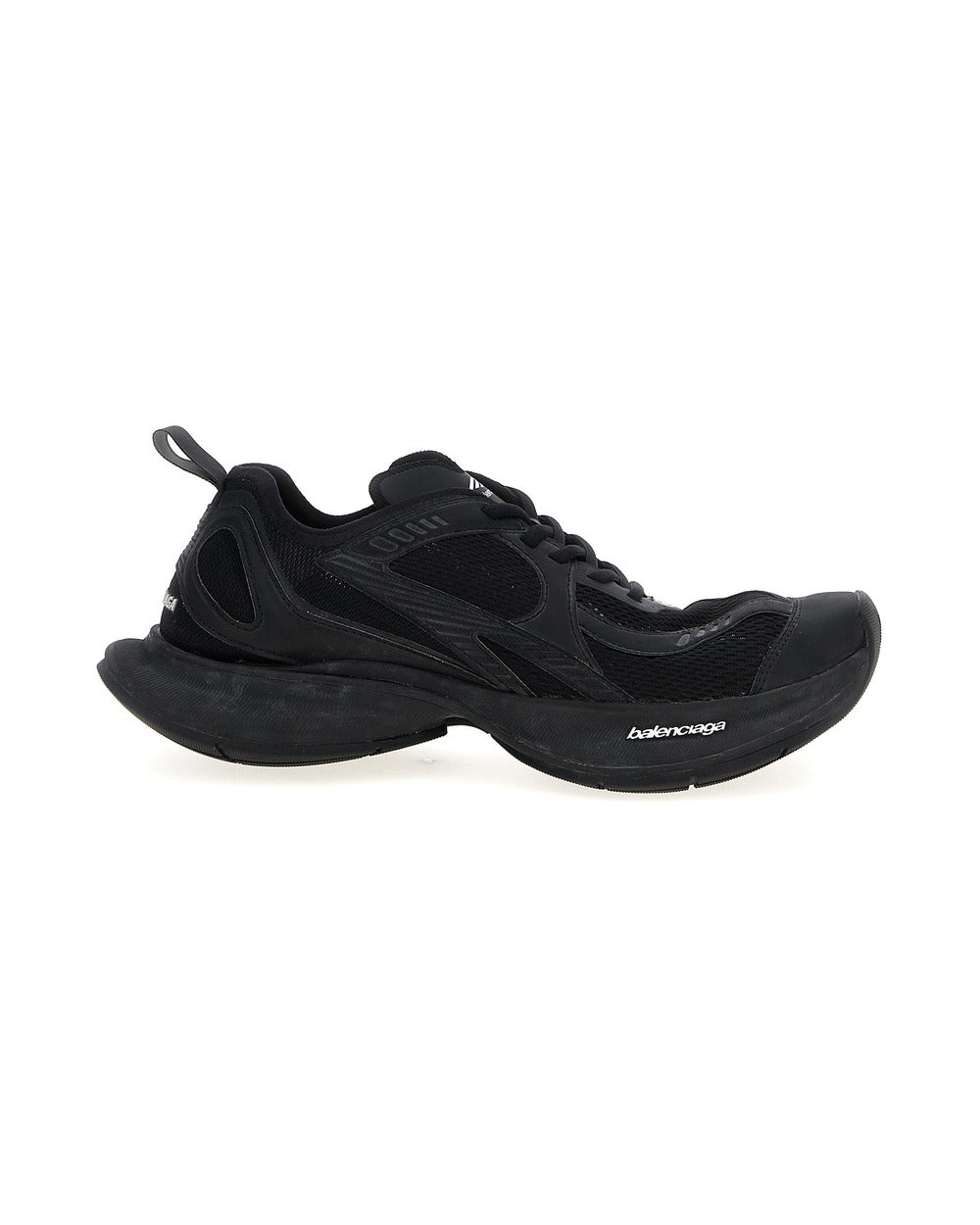 Balenciaga Black Polyester Athletic Sneakers