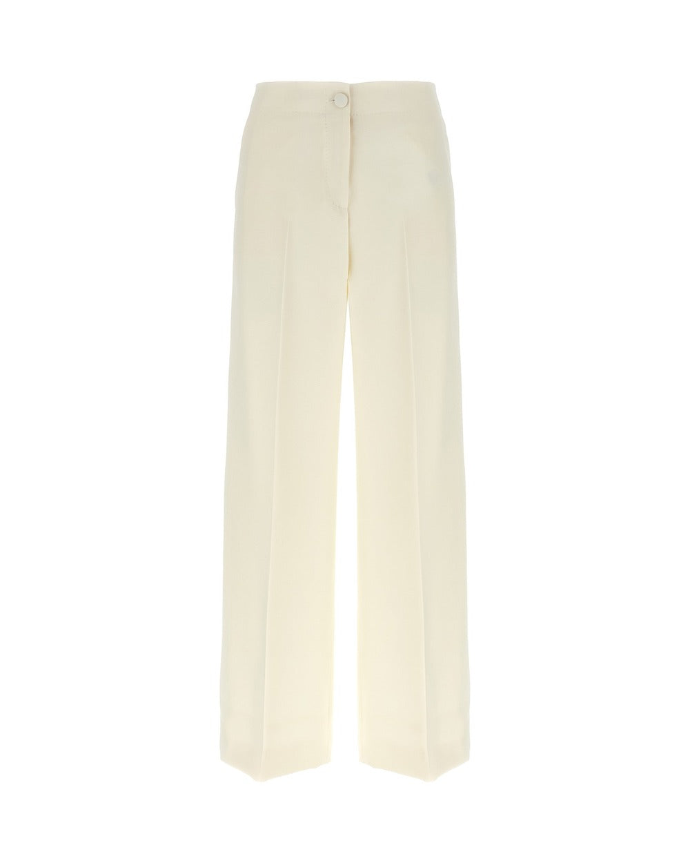 Brioni White Wool Casual Pants
