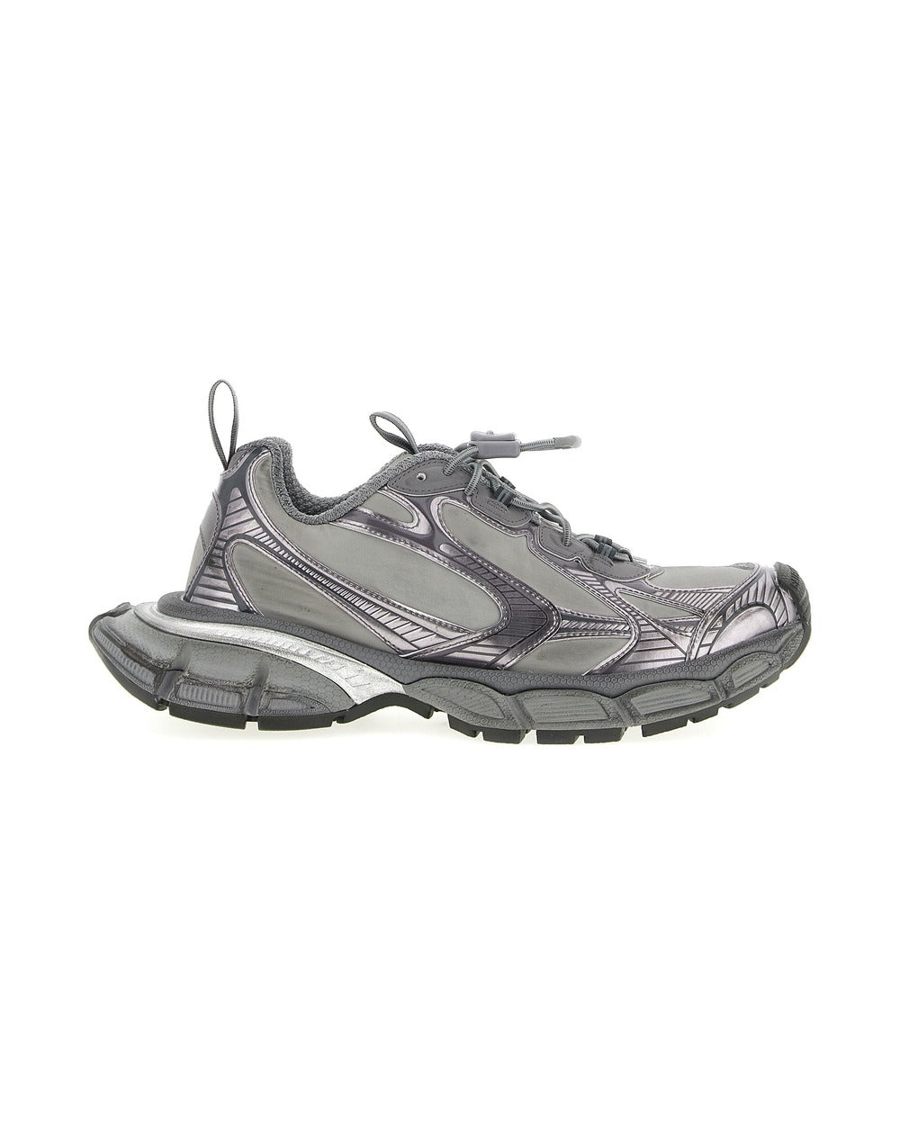 Balenciaga Gray Polyester Athletic Sneakers