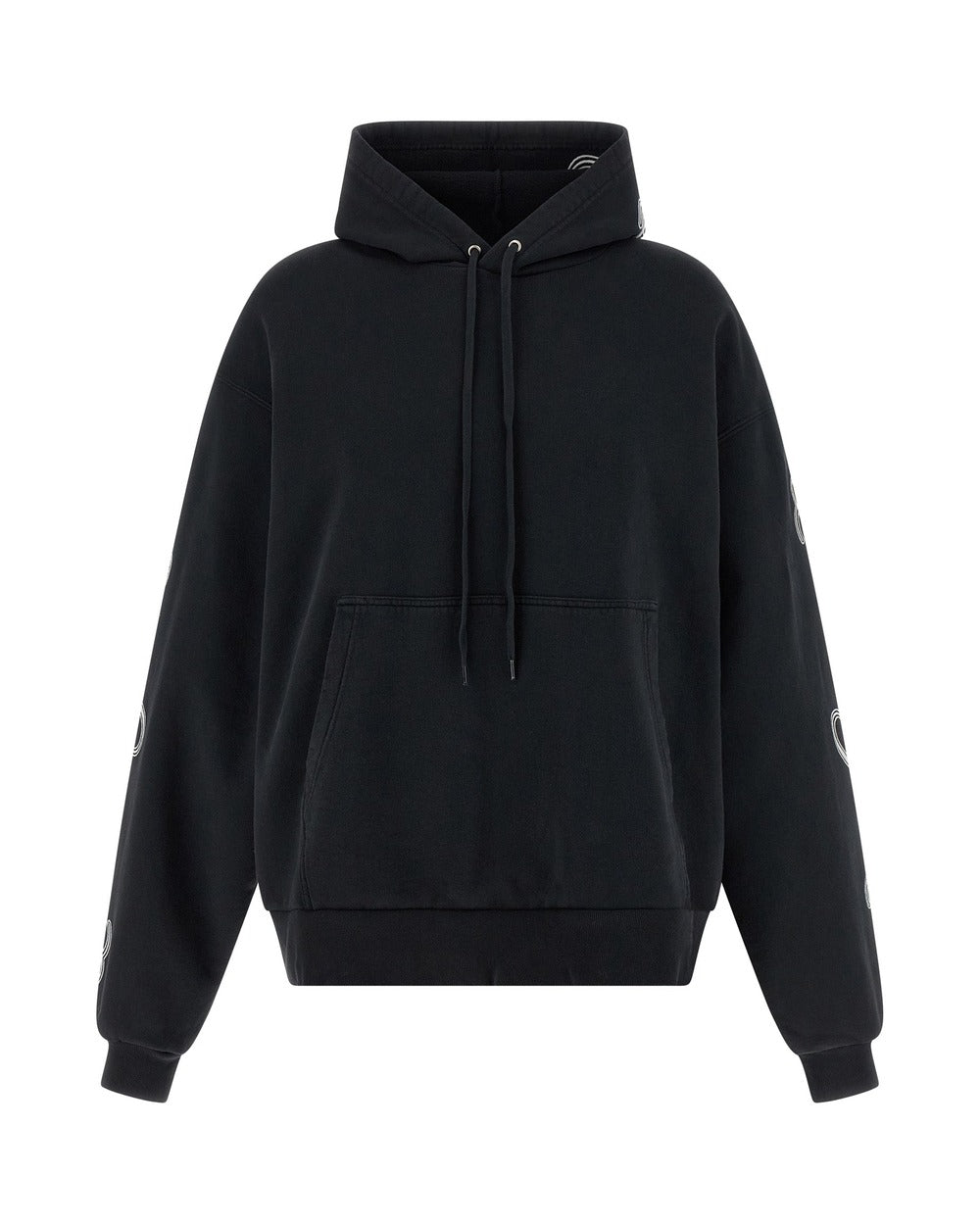 Balenciaga Black Cotton Hoodie