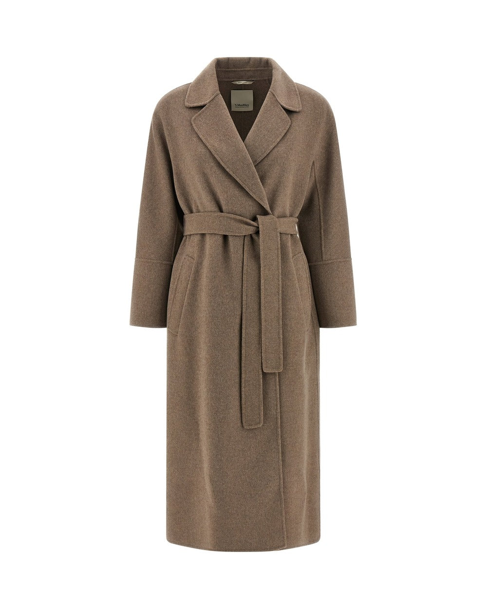 'S Max Mara Brown Virgin Wool Coat