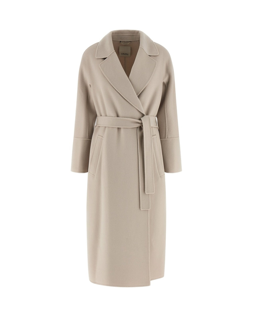 'S Max Mara Beige Virgin Wool Coat