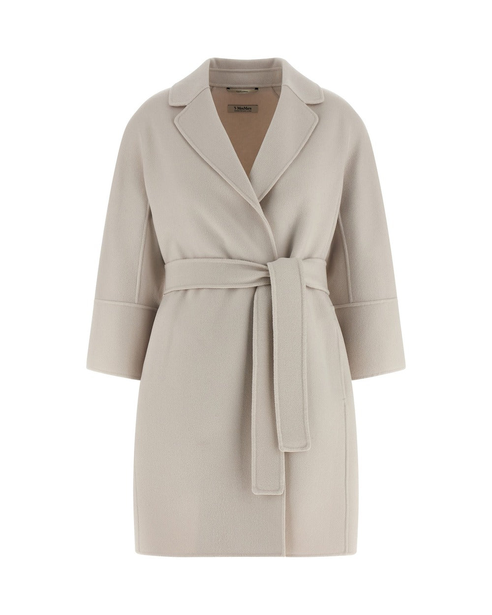 'S Max Mara Beige Virgin Wool Coat