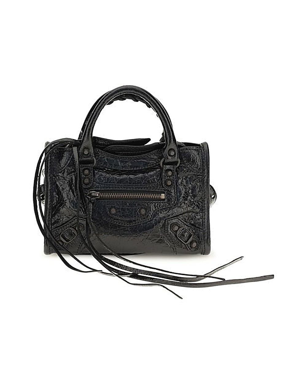 Balenciaga Black Lamb Ovis Aries Aries Handbag